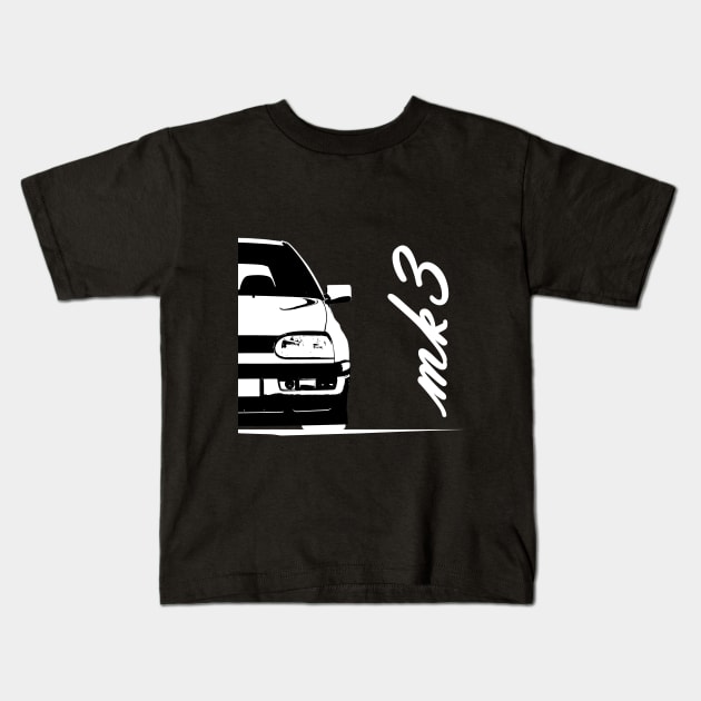 Low rider classic car Kids T-Shirt by WOS